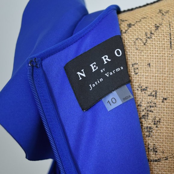 NEW! Nero By Jatin Varma Ruffle Detail Dress. - Picture 11 of 12